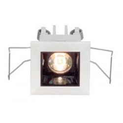 Foco empotrar LED fijo Cuadrado 45x45mm MINI 3W Blanco